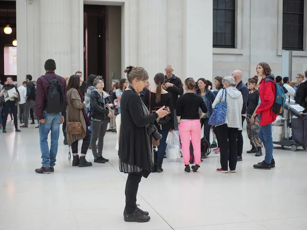 Great Court at the British Museum in London — Stock Photo, Image