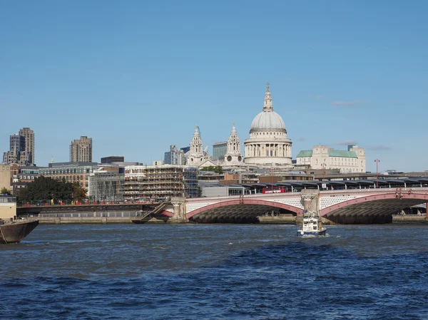 Río Támesis en Londres — Foto de Stock