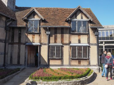 Shakespeare birthplace in Stratford upon Avon clipart