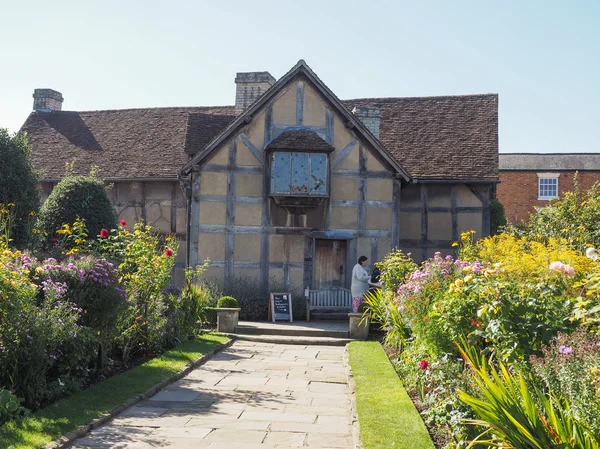 Lugar de nacimiento de Shakespeare en Stratford upon Avon — Foto de Stock