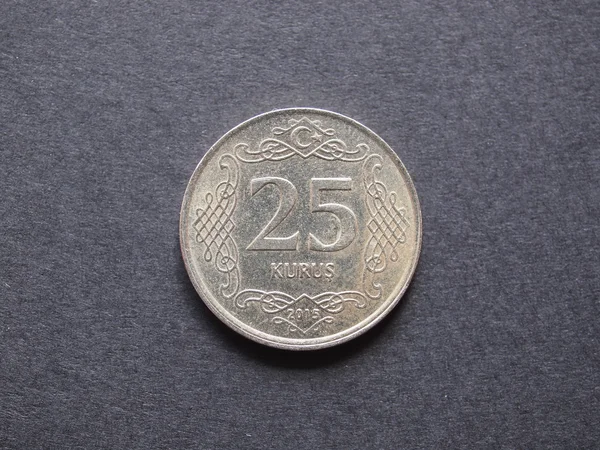 Türkische Münze — Stockfoto