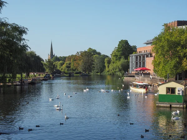 Río Avon en Stratford upon Avon —  Fotos de Stock