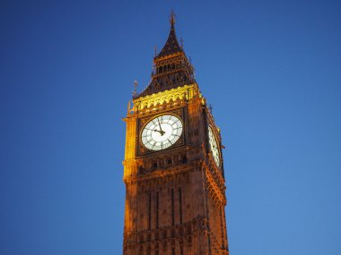 Big Ben in London clipart