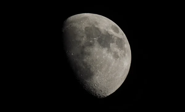 Luna gibbosa — Foto Stock