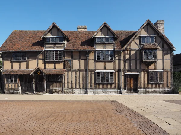 Shakespeare Stratford upon Avon içinde doğum yeri — Stok fotoğraf