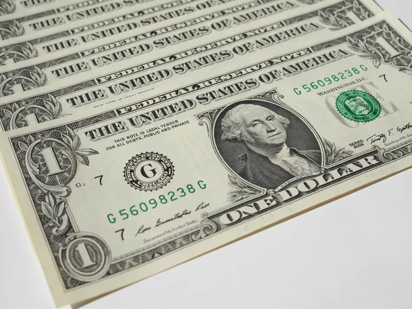 Dollar notes 1 Dollar — Stock Photo, Image