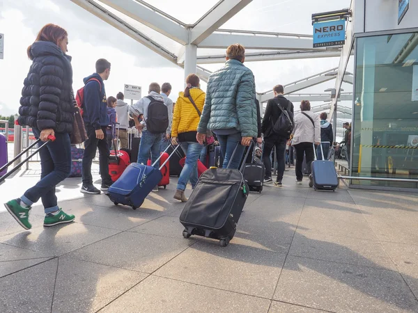 Dworzec autobusowy w Stansted — Zdjęcie stockowe