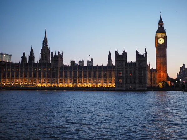 Domy parlamentu v Londýně — Stock fotografie