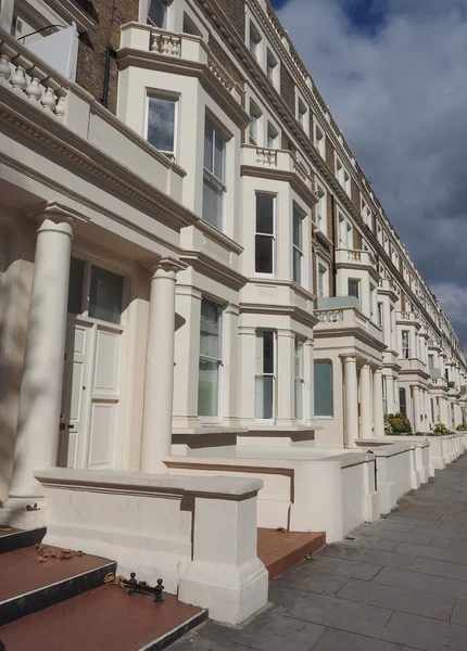 Casas em terraços em Londres — Fotografia de Stock