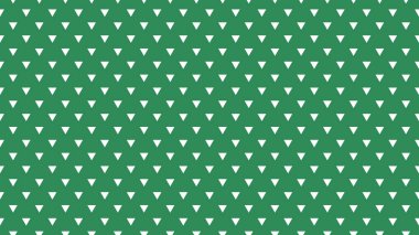 white colour triangles pattern over sea green useful as a background