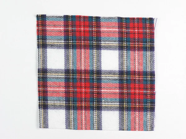 Tartan fabric sample — Stock Photo, Image