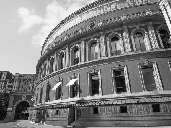 Svart och vitt Royal Albert Hall i London — Stockfoto