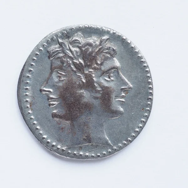 오래 된 로마 동전 — 스톡 사진