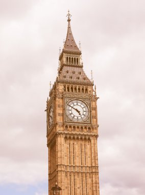 Retro Big Ben Londra'da arıyorsunuz