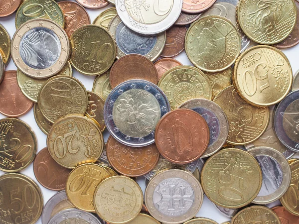 Detal monety euro — Zdjęcie stockowe