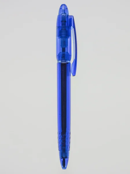Blaues Kugelschreiber-Bild — Stockfoto