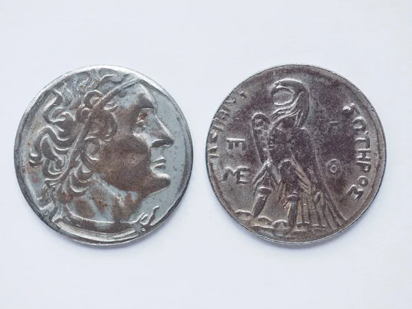 Old Greek coin — Stock Photo, Image