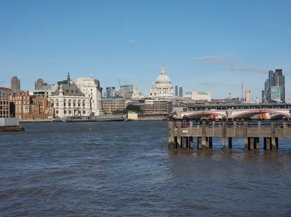 Theems in Londen — Stockfoto