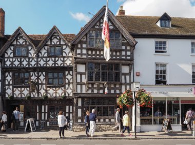 Harvard House in Stratford upon Avon clipart