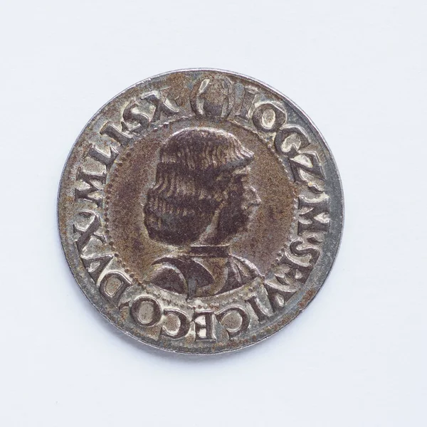 Vecchia moneta romana — Foto Stock