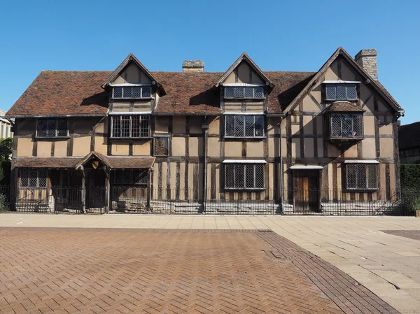 Lugar de nacimiento de Shakespeare en Stratford upon Avon — Foto de Stock