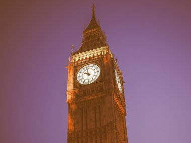 Retro Big Ben Londra'da arıyorsunuz
