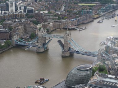 Londra 'nın havadan görüntüsü