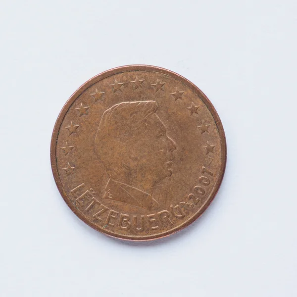 Люксембургская монета — стоковое фото