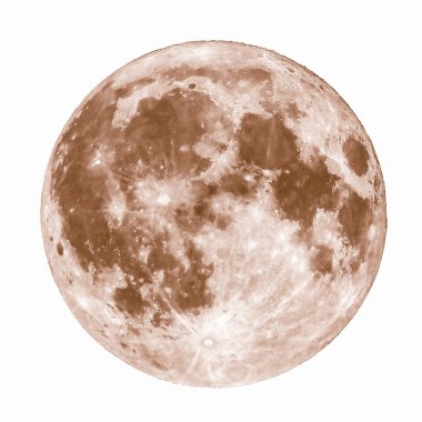 Dolunay görünümlü retro