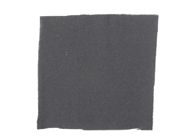 Black fabric sample — Stock Photo, Image