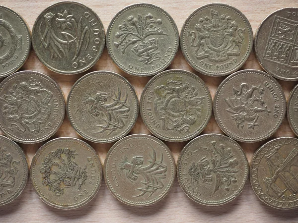 Pound coins image — Photo