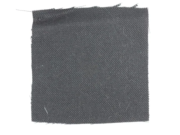 Black fabric sample — Stock Photo, Image