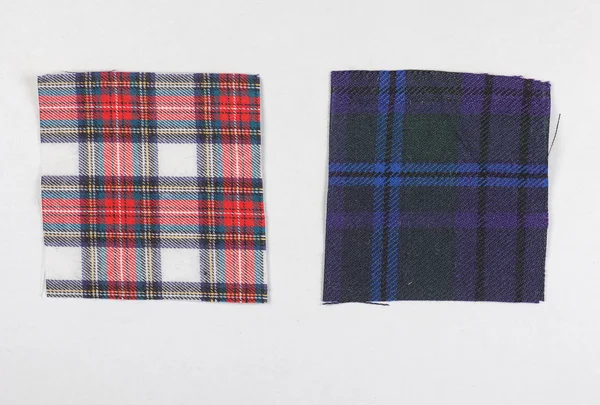 Tartan fabric sample — Stock Photo, Image