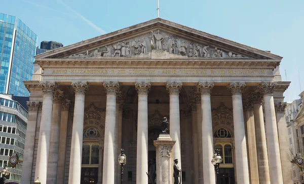 Royal Stock Exchange in London — Stock Photo, Image