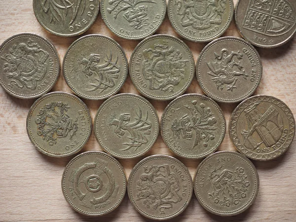 Pound coins picture — Stock Photo, Image