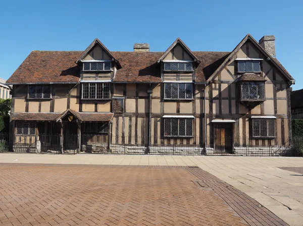 Lieu de naissance de Shakespeare à Stratford sur Avon — Photo