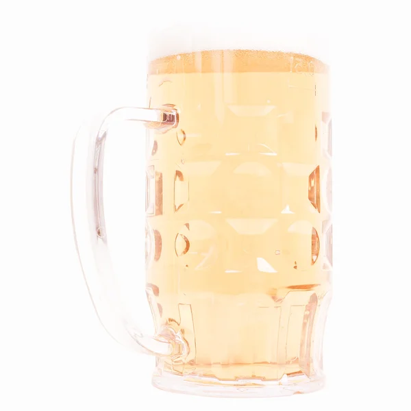 Retro looking German beer glass — Stock Photo, Image