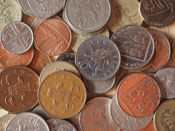 Pound coins image — Stock Photo, Image