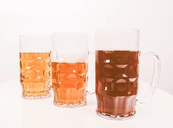 Retro looking German beer — Stock Photo, Image