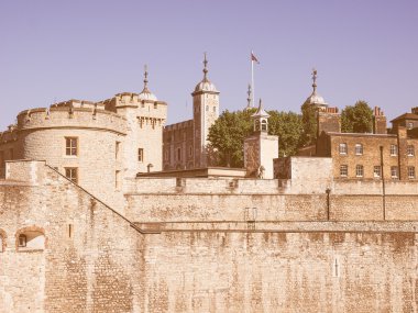 Londra görünümlü retro