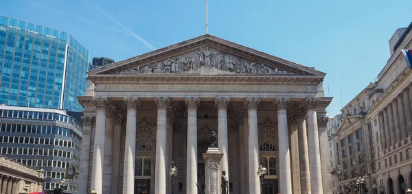 Royal Stock Exchange di London — Stok Foto