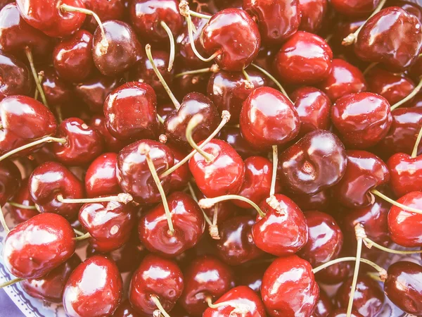 Retro looking Cherry fruit — Stock Photo, Image