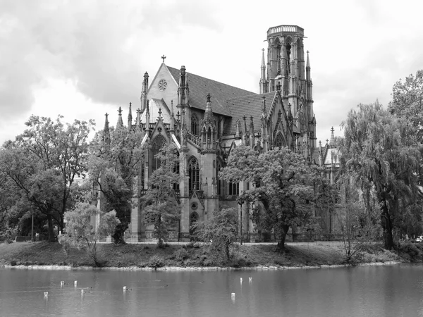 Johanneskirche kyrka, stuttgart — Stockfoto