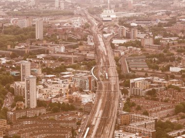 Londra 'nın Havadan görüntüsü