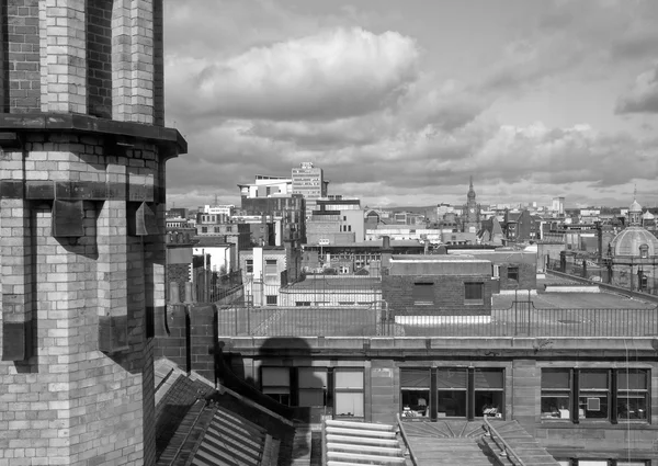 Siyah ve beyaz Glasgow — Stok fotoğraf