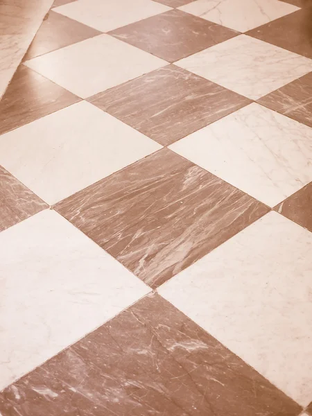 Retro olhando piso Checkered — Fotografia de Stock