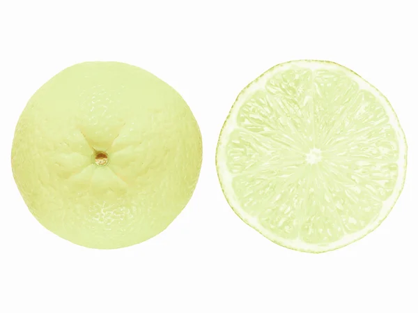 Retro söker Lime frukt — Stockfoto
