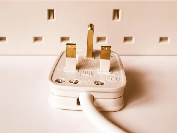 Brittiska Plug vintage — Stockfoto