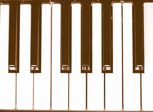 Music keyboard vintage — Stock Photo, Image