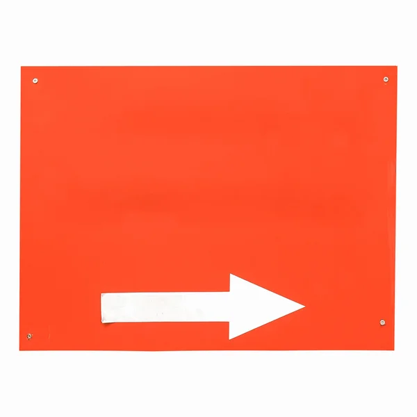 Direction arrow sign isolated vintage — Stock Photo, Image